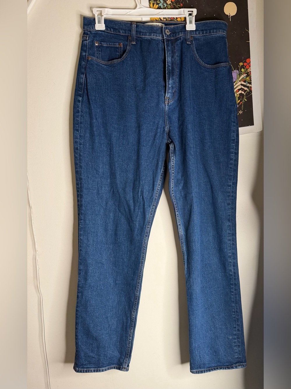 Abercrombie & Fitch curve love ankle straight high rise jeans
